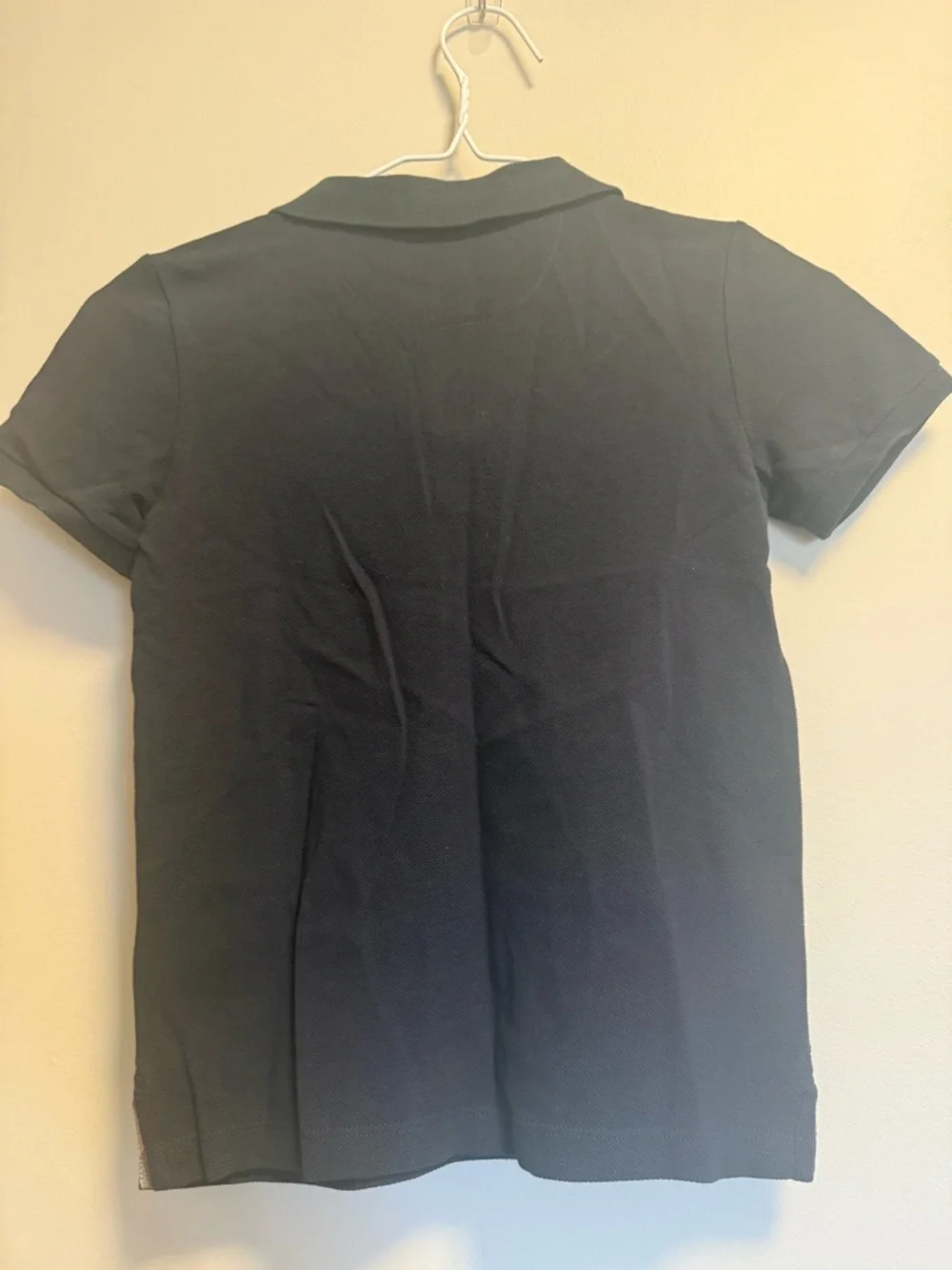 Burberry Navy Polo with Signature Check Trim - Picture 2 of 7